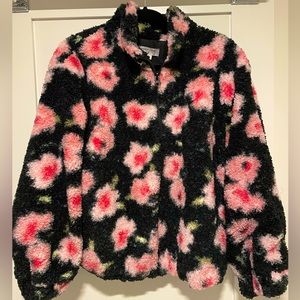 Sandy Liang floral soft fleece, women’s medium